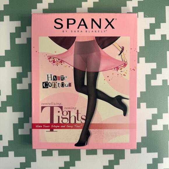 SPANX Accessories - Spanx Haute Contour Tights Pantyhose Hosiery Craisin Maroon Wine Size D NWT